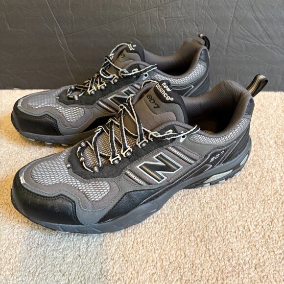 New Balance 807 Men's Athletic shoes Size 10D Black Gray M807BK - Picture 3 of 10